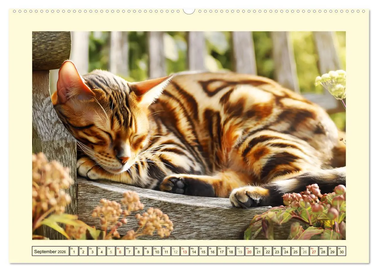 Bild: 9783516028478 | Bengalkatzen. Der elegante Mini-Leopard im Garten (hochwertiger...