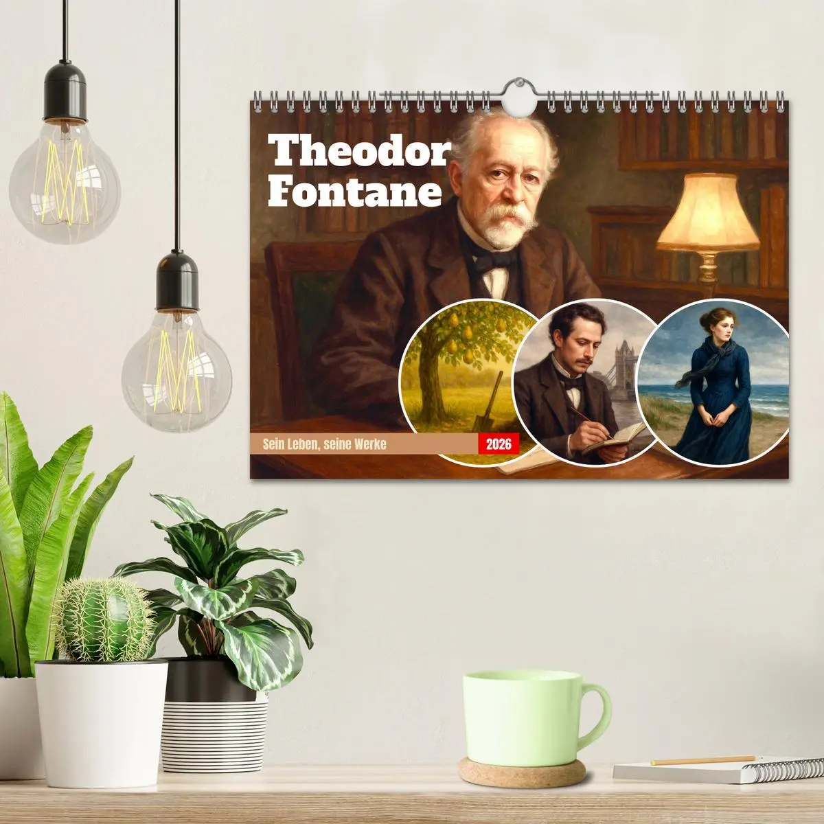 Bild: 9783516648478 | Theodor Fontane (Wandkalender 2026 DIN A4 quer), CALVENDO...