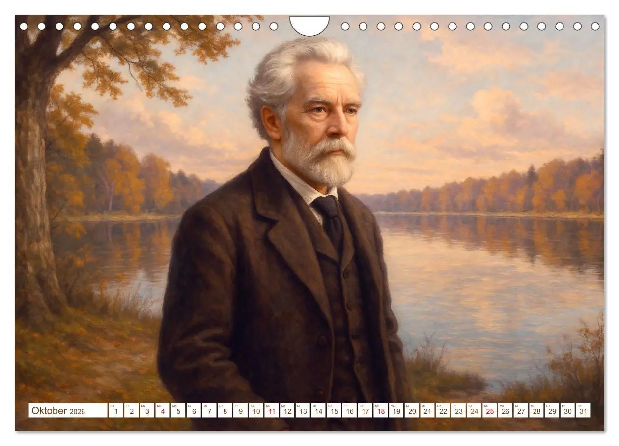 Bild: 9783516648478 | Theodor Fontane (Wandkalender 2026 DIN A4 quer), CALVENDO...