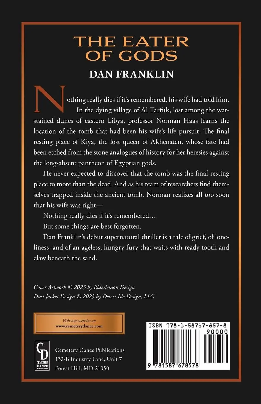 Rückseite: 9781587678578 | The Eater of Gods | Dan Franklin | Taschenbuch | Englisch | 2023
