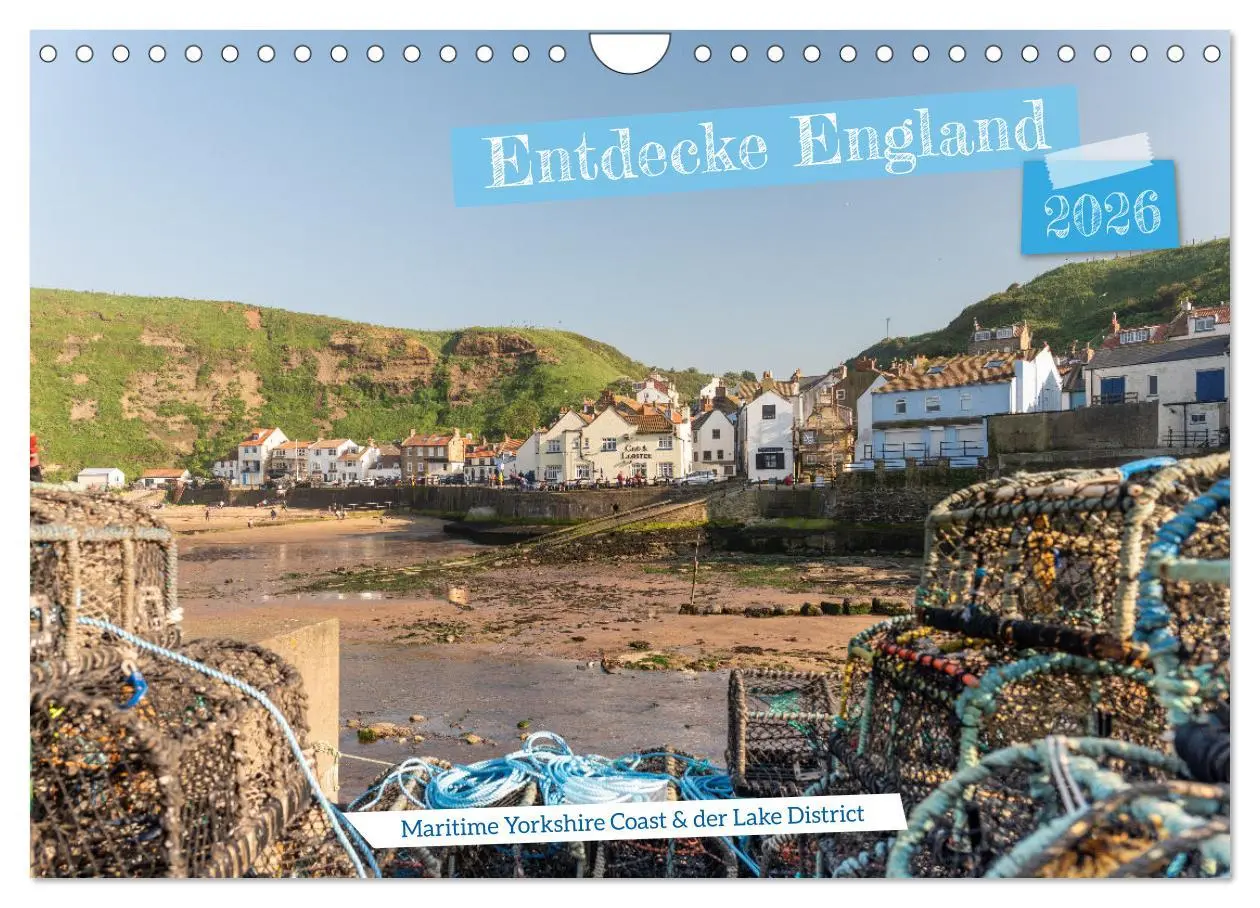 Cover: 9783457308578 | Entdecke England (Wandkalender 2026 DIN A4 quer), CALVENDO...