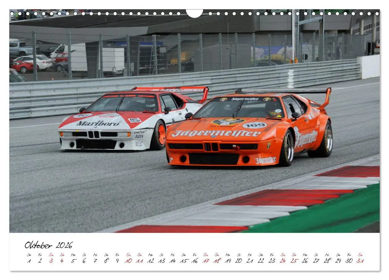 Bild: 9783457618578 | BMW M1 Procar (Wandkalender 2026 DIN A3 quer), CALVENDO Monatskalender