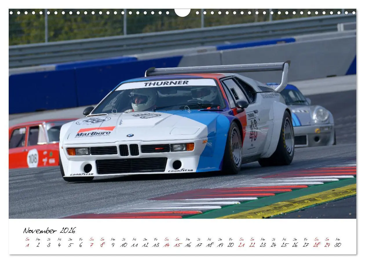 Bild: 9783457618578 | BMW M1 Procar (Wandkalender 2026 DIN A3 quer), CALVENDO Monatskalender