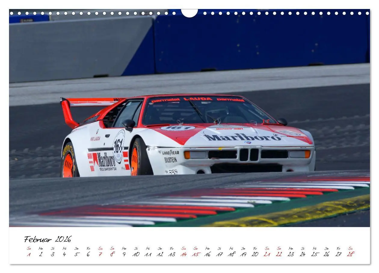 Bild: 9783457618578 | BMW M1 Procar (Wandkalender 2026 DIN A3 quer), CALVENDO Monatskalender