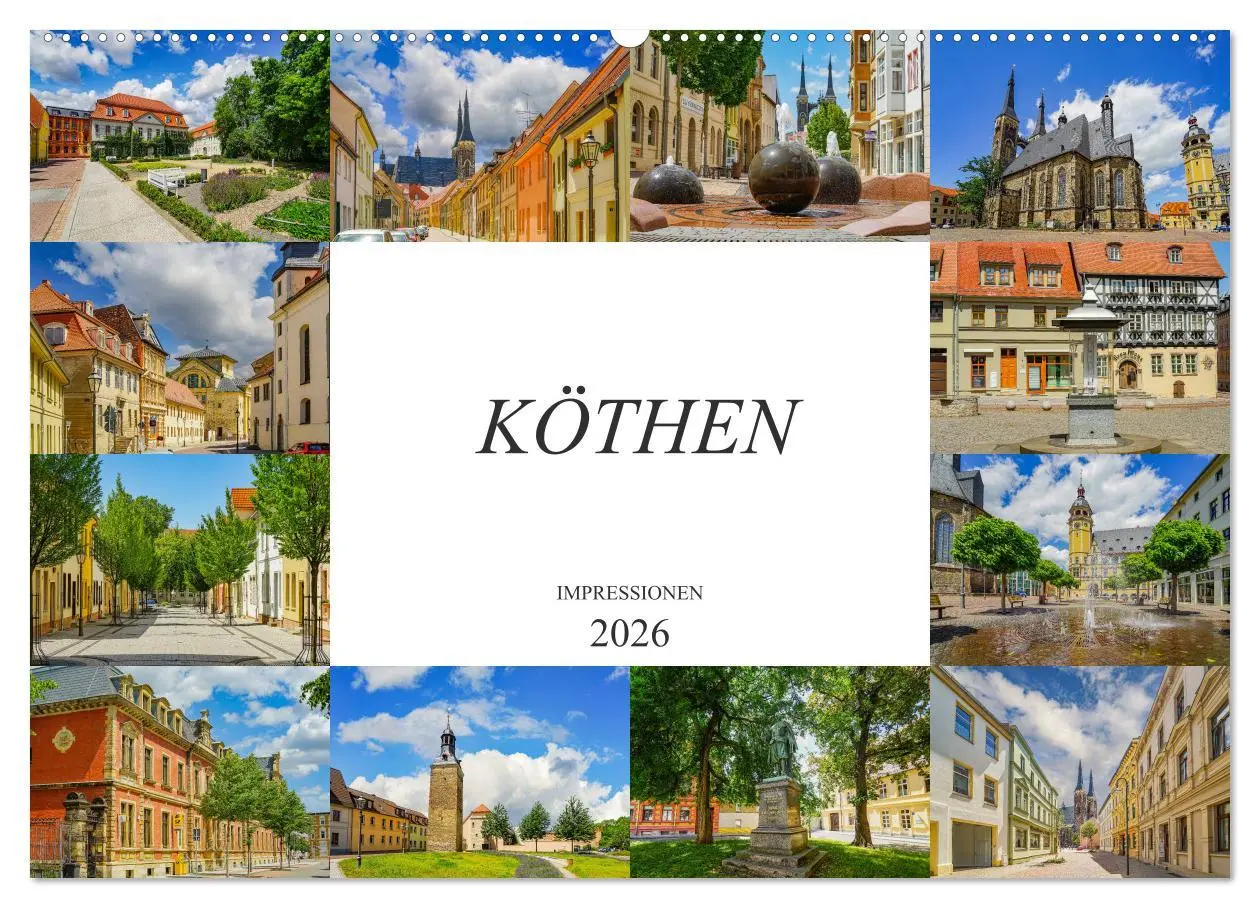Cover: 9783457788578 | Köthen Impressionen (Wandkalender 2026 DIN A2 quer), CALVENDO...