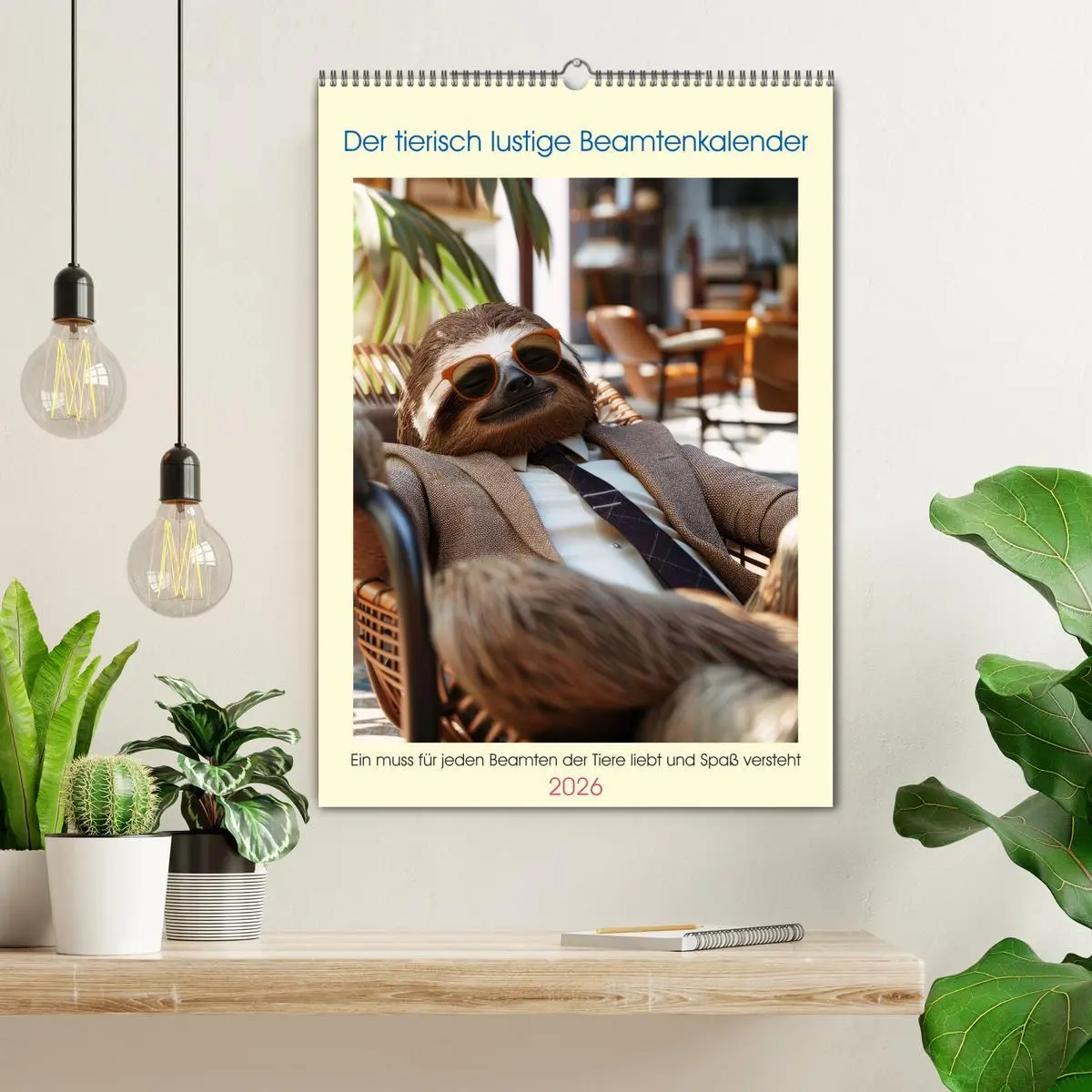 Bild: 9783516258578 | Der tierisch lustige Beamtenkalender (Wandkalender 2026 DIN A2...