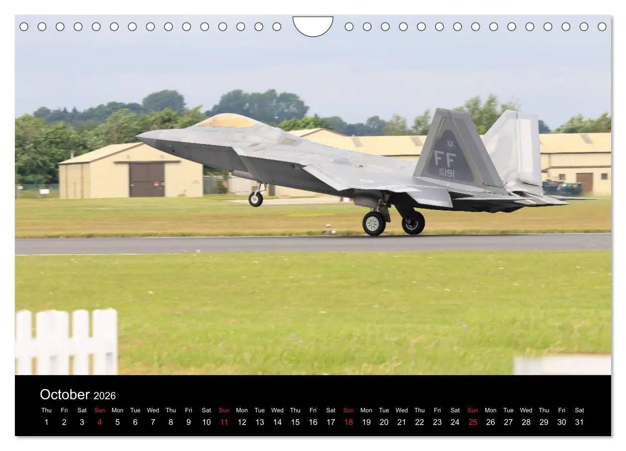 Bild: 9783516568578 | Lockheed Martin F-22A Raptor (Wall Calendar 2026 DIN A4 landscape),...