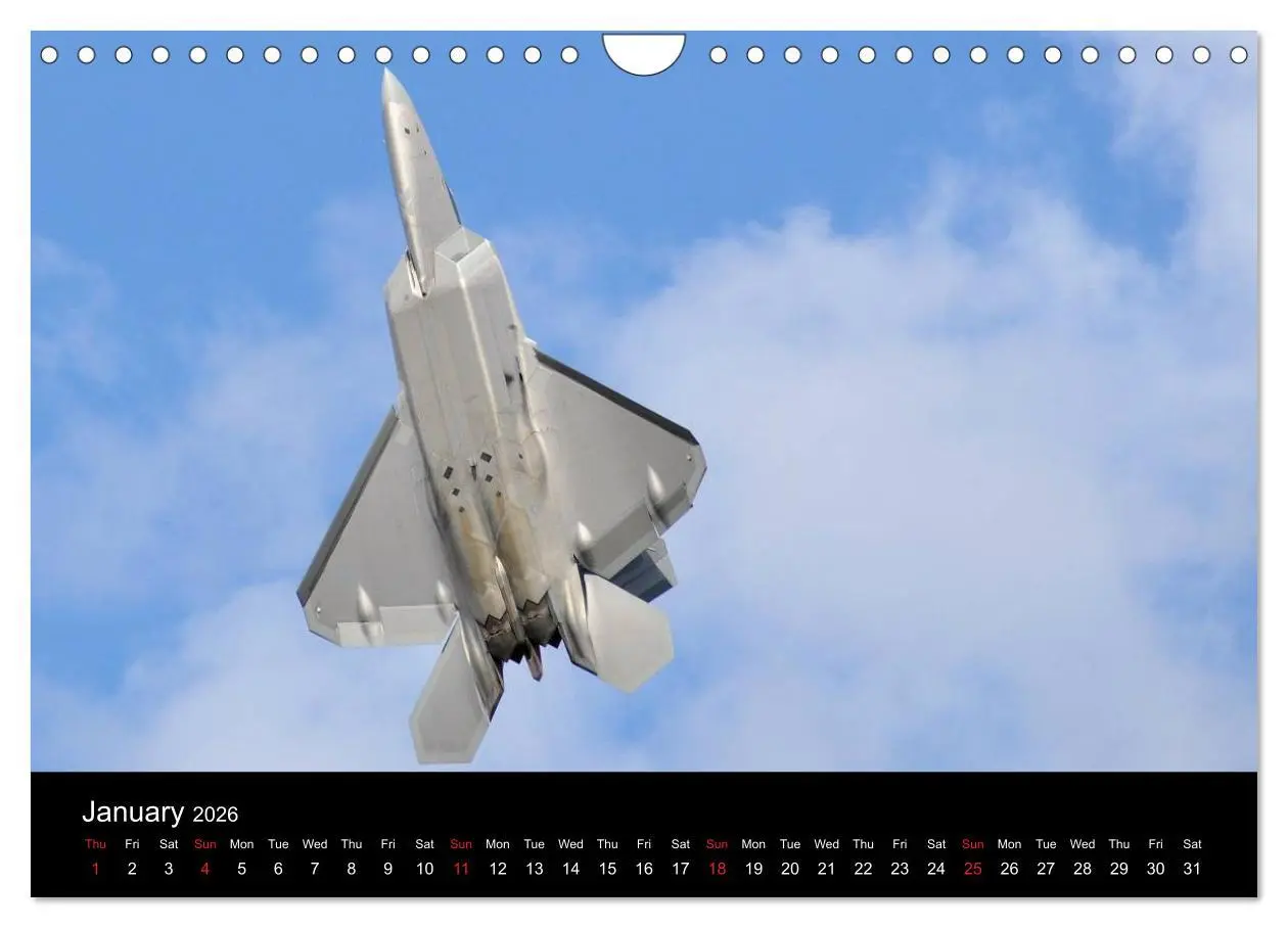 Bild: 9783516568578 | Lockheed Martin F-22A Raptor (Wall Calendar 2026 DIN A4 landscape),...