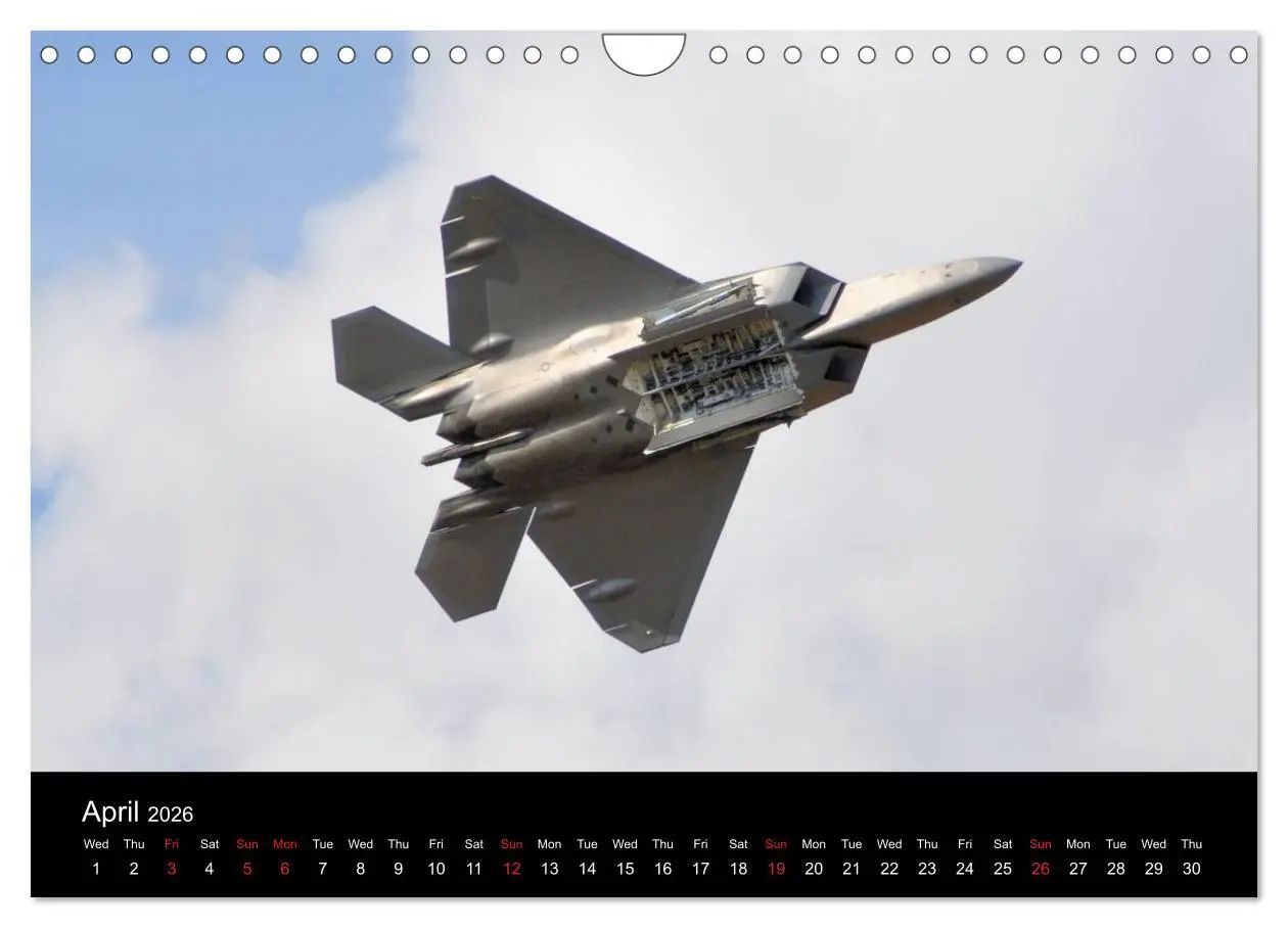 Bild: 9783516568578 | Lockheed Martin F-22A Raptor (Wall Calendar 2026 DIN A4 landscape),...