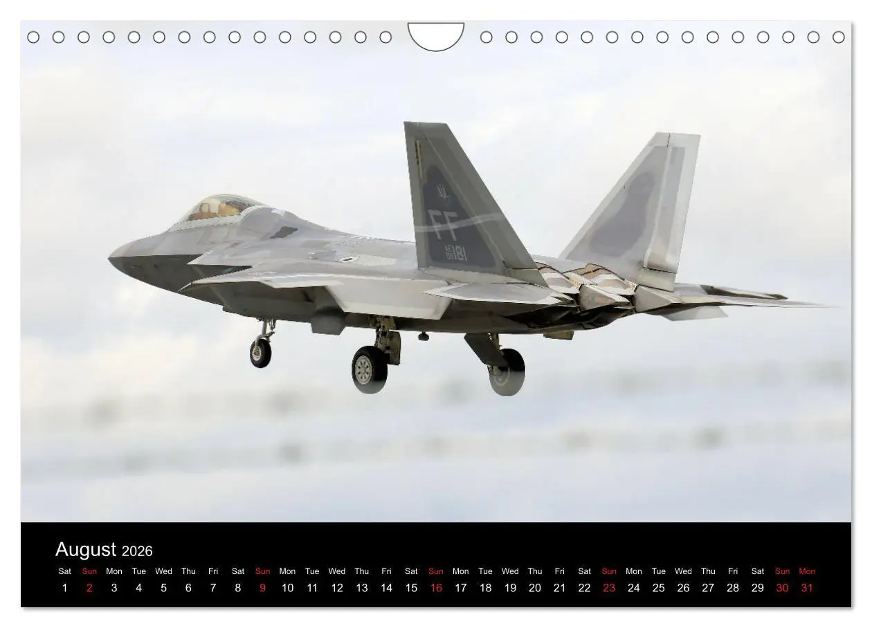 Bild: 9783516568578 | Lockheed Martin F-22A Raptor (Wall Calendar 2026 DIN A4 landscape),...