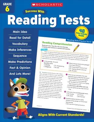 Cover: 9781338798678 | Scholastic Success with Reading Tests Grade 6 Workbook | Resources
