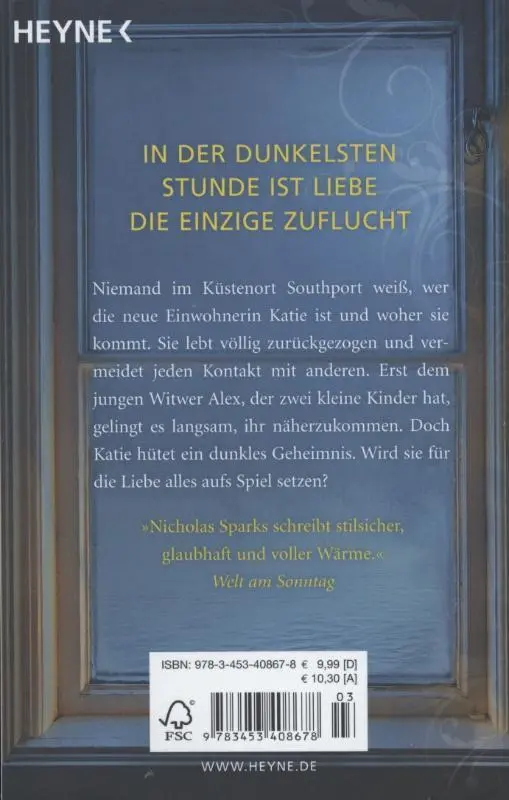 Rückseite: 9783453408678 | Wie ein Licht in der Nacht | Nicholas Sparks | Taschenbuch | 448 S.