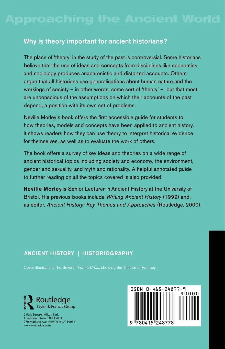 Rückseite: 9780415248778 | Theories, Models and Concepts in Ancient History | Neville Morley