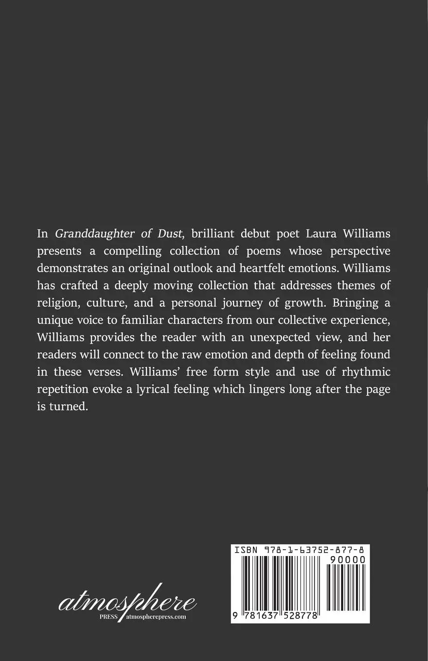 Rückseite: 9781637528778 | Granddaughter of Dust | Laura Williams | Taschenbuch | Englisch | 2021