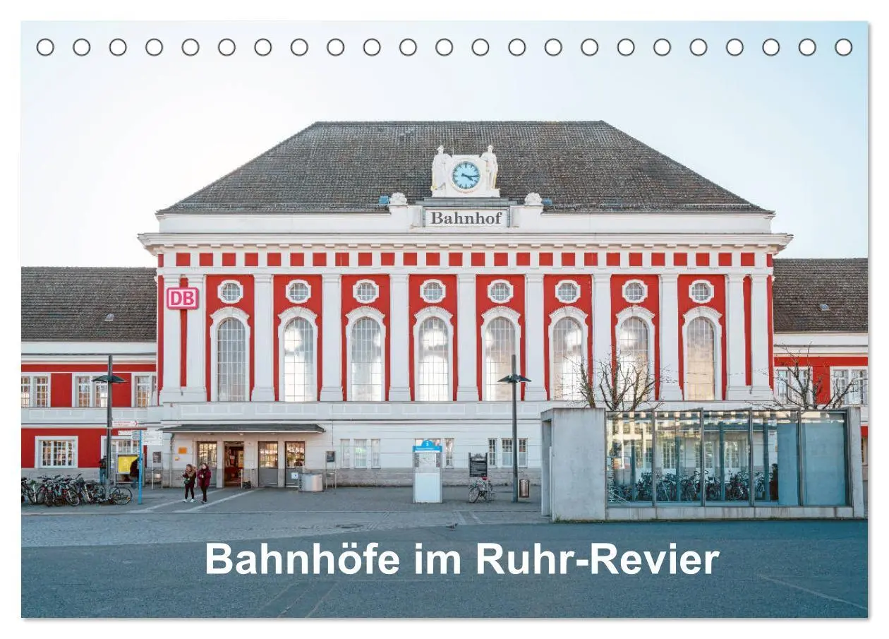 Cover: 9783457528778 | Bahnhöfe im Ruhr-Revier (Tischkalender 2026 DIN A5 quer), CALVENDO...