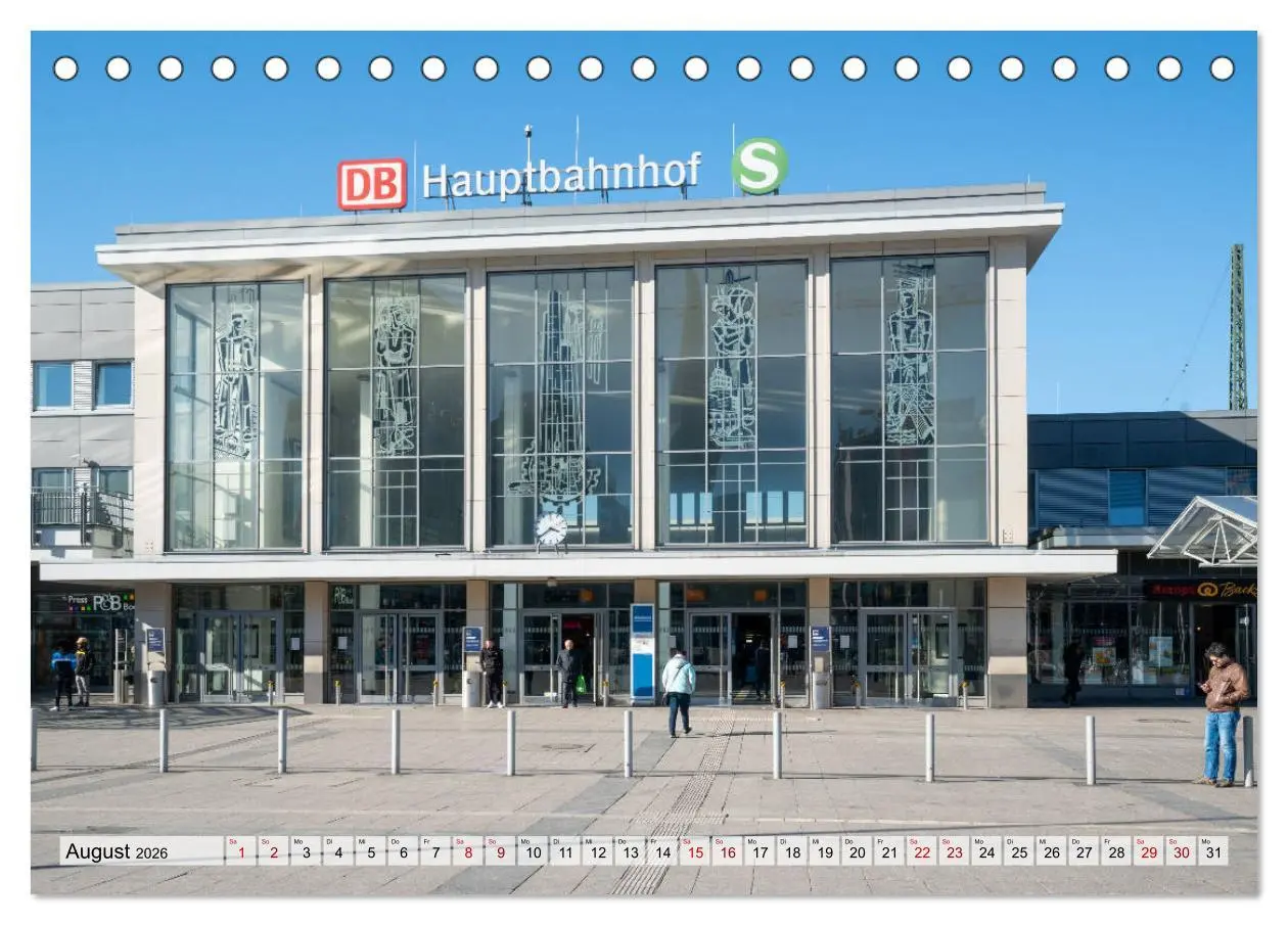 Bild: 9783457528778 | Bahnhöfe im Ruhr-Revier (Tischkalender 2026 DIN A5 quer), CALVENDO...