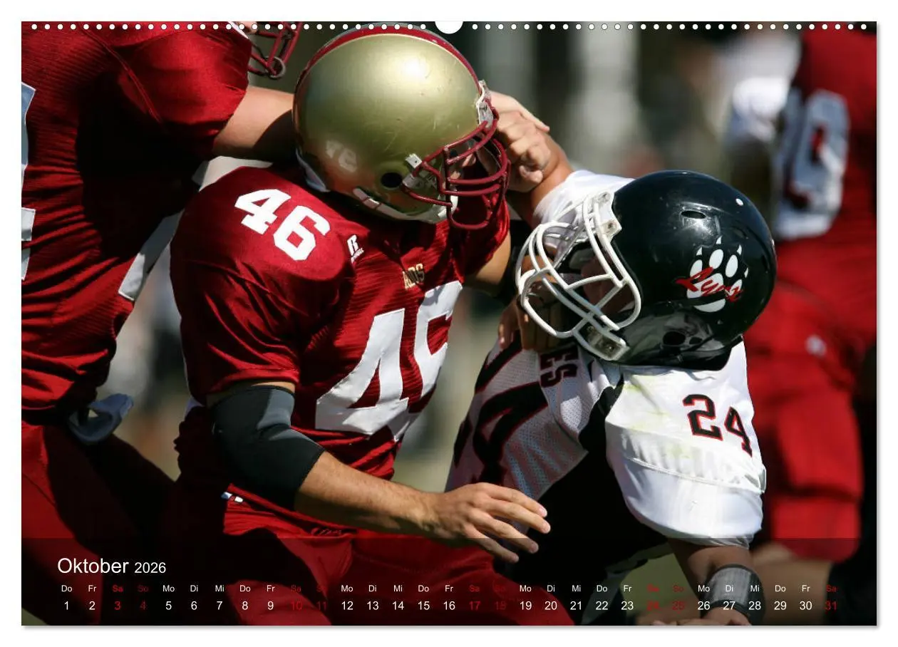 Bild: 9783457768778 | American Football - Touchdown (hochwertiger Premium Wandkalender...