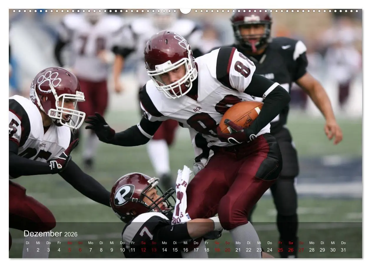 Bild: 9783457768778 | American Football - Touchdown (hochwertiger Premium Wandkalender...