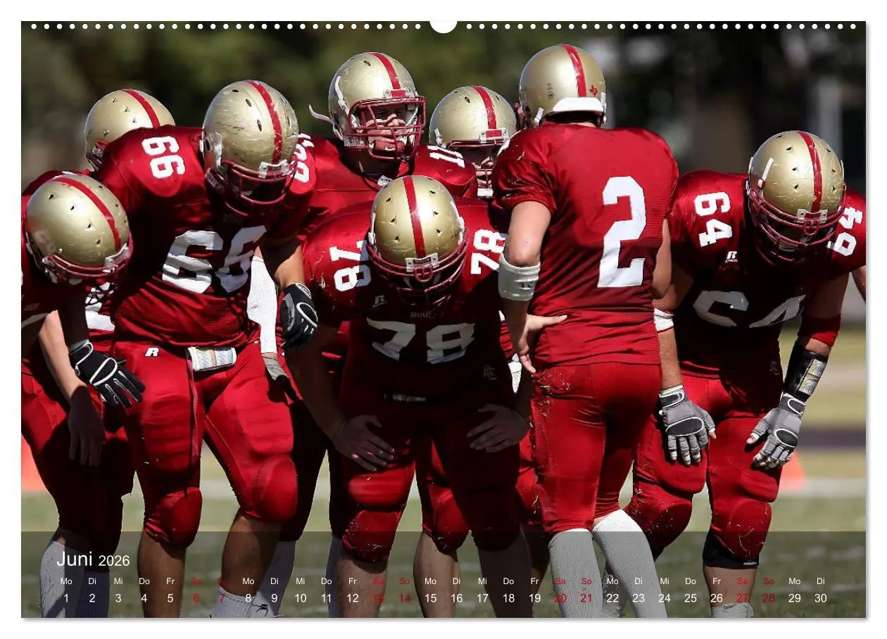 Bild: 9783457768778 | American Football - Touchdown (hochwertiger Premium Wandkalender...