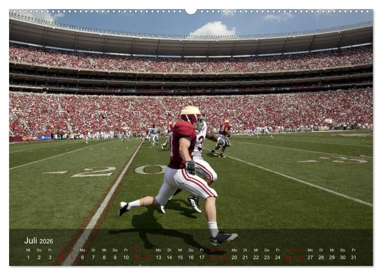 Bild: 9783457768778 | American Football - Touchdown (hochwertiger Premium Wandkalender...