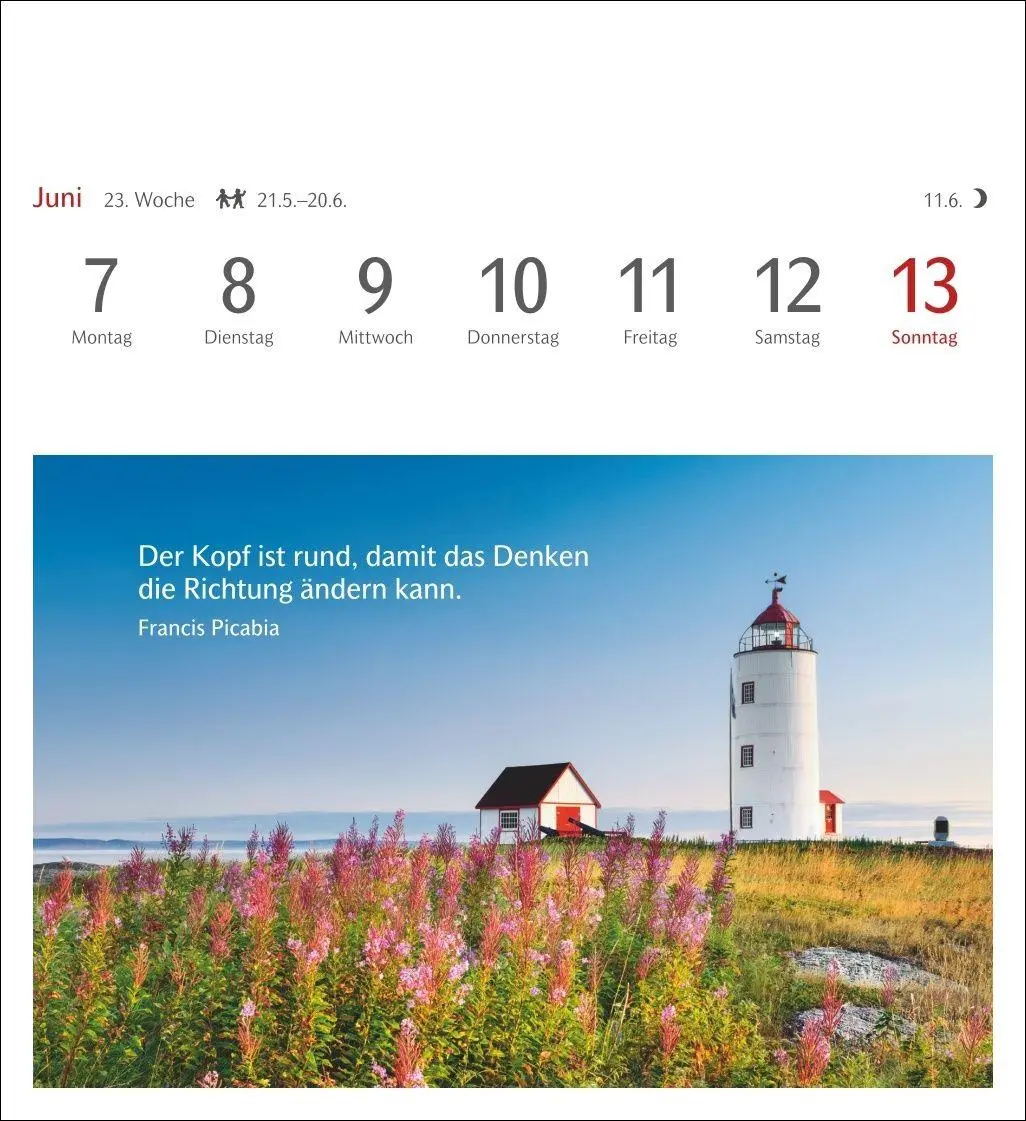 Bild: 9783840038778 | Momente des Glücks Postkartenkalender 2027 - Wochenkalender mit...