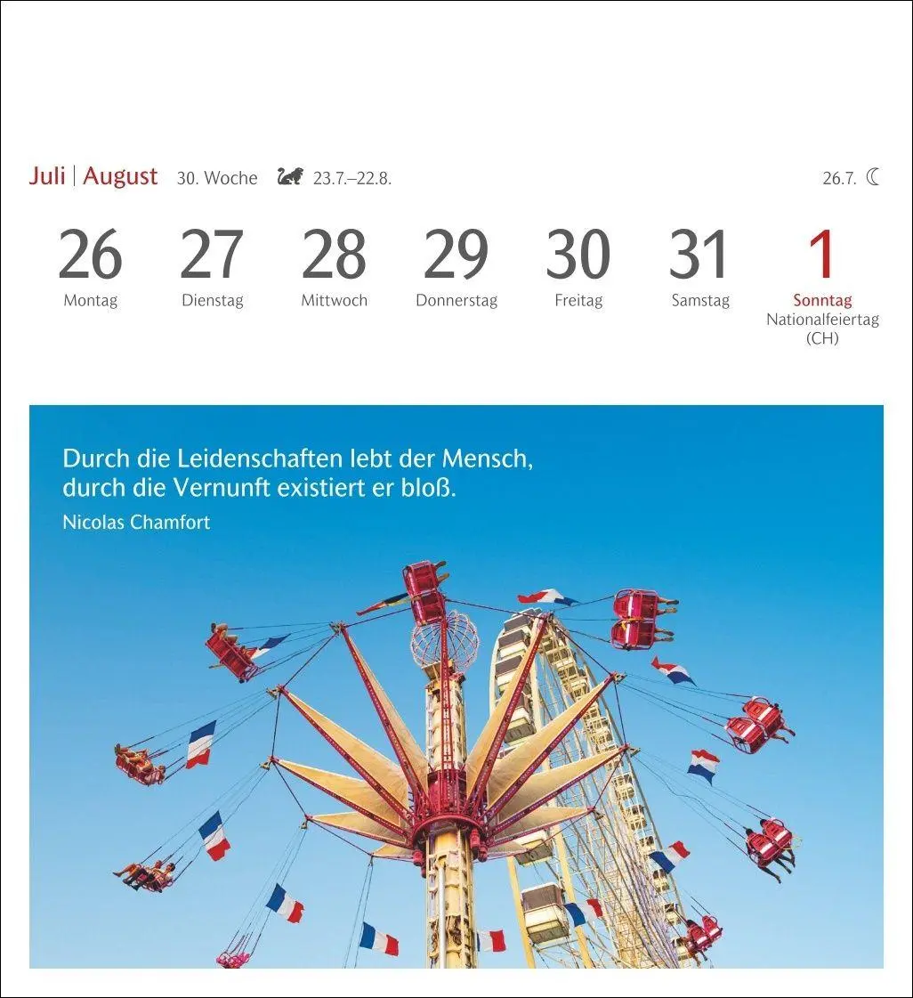 Bild: 9783840038778 | Momente des Glücks Postkartenkalender 2027 - Wochenkalender mit...