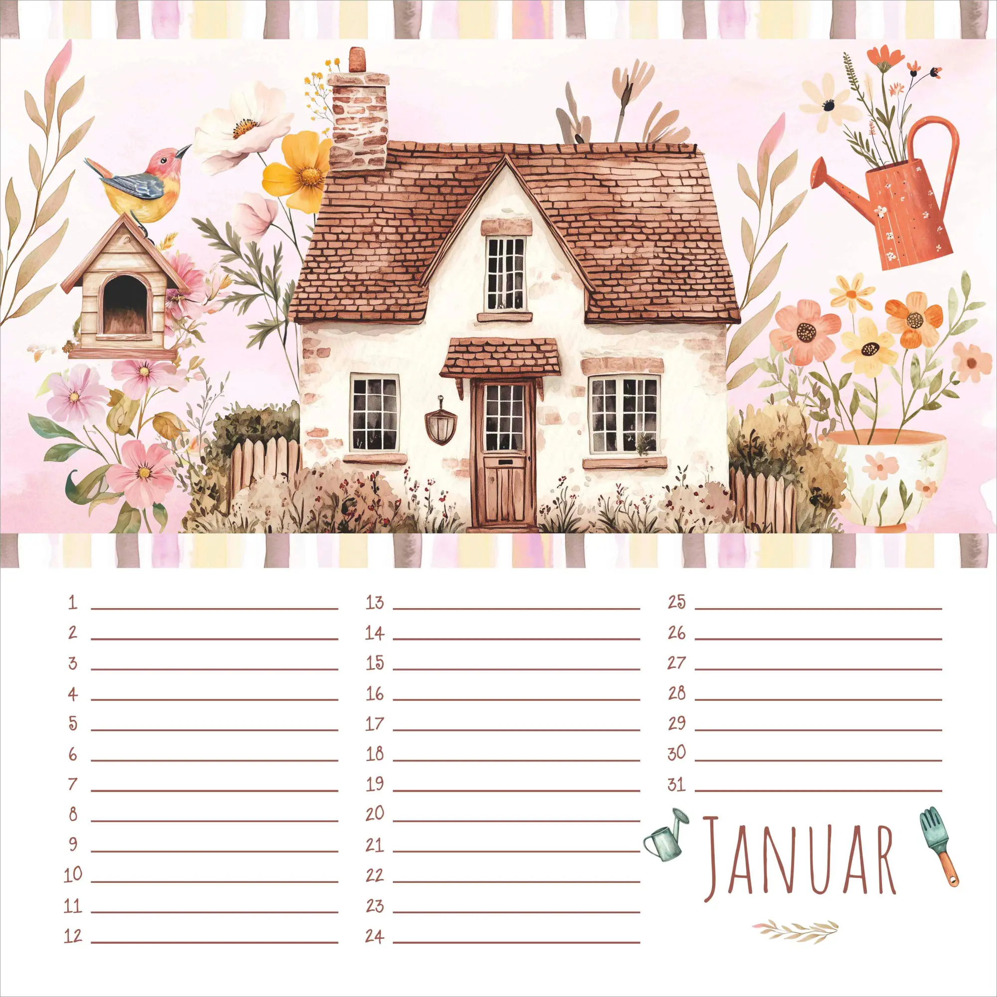 Bild: 4069095008878 | Home &amp; Garden - Geburtstagskalender | Kalender | 14 S. | Deutsch