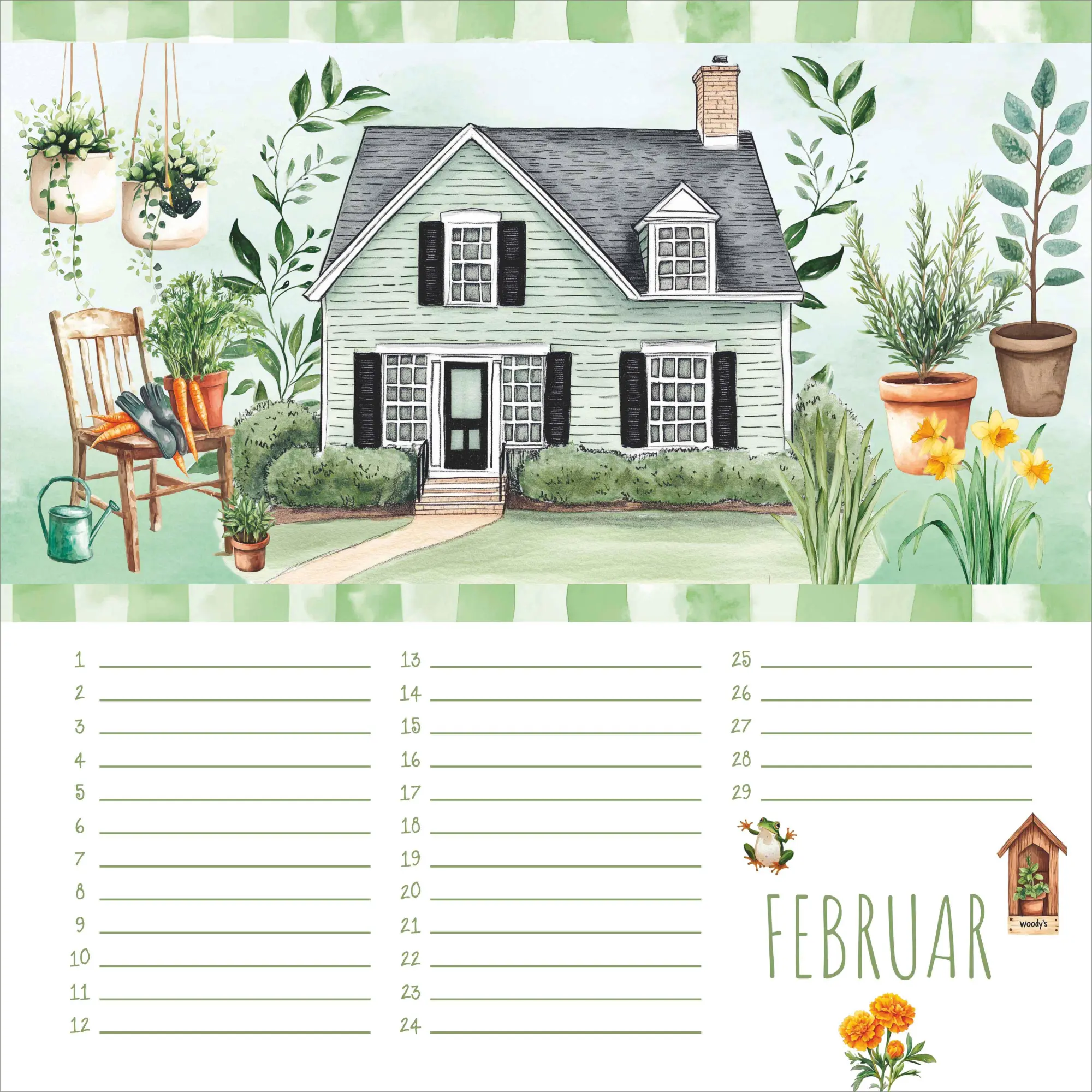 Bild: 4069095008878 | Home &amp; Garden - Geburtstagskalender | Kalender | 14 S. | Deutsch
