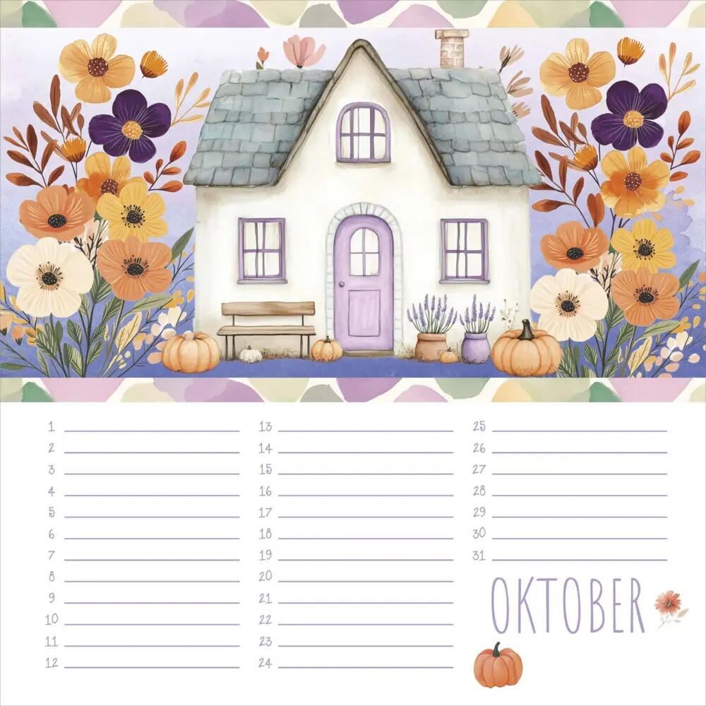 Bild: 4069095008878 | Home &amp; Garden - Geburtstagskalender | Kalender | Spiralbindung | 14 S.
