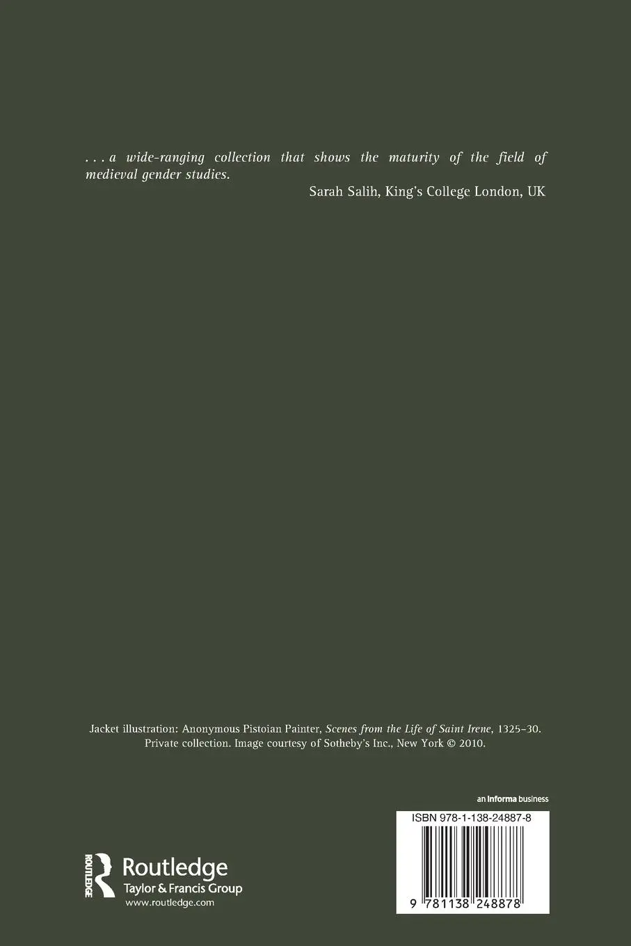 Rückseite: 9781138248878 | Representing Medieval Genders and Sexualities in Europe | Taschenbuch
