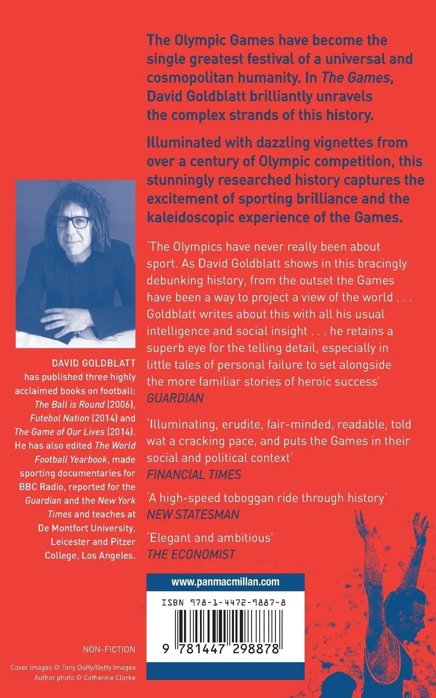 Rückseite: 9781447298878 | The Games | A Global History of the Olympics | David Goldblatt | Buch