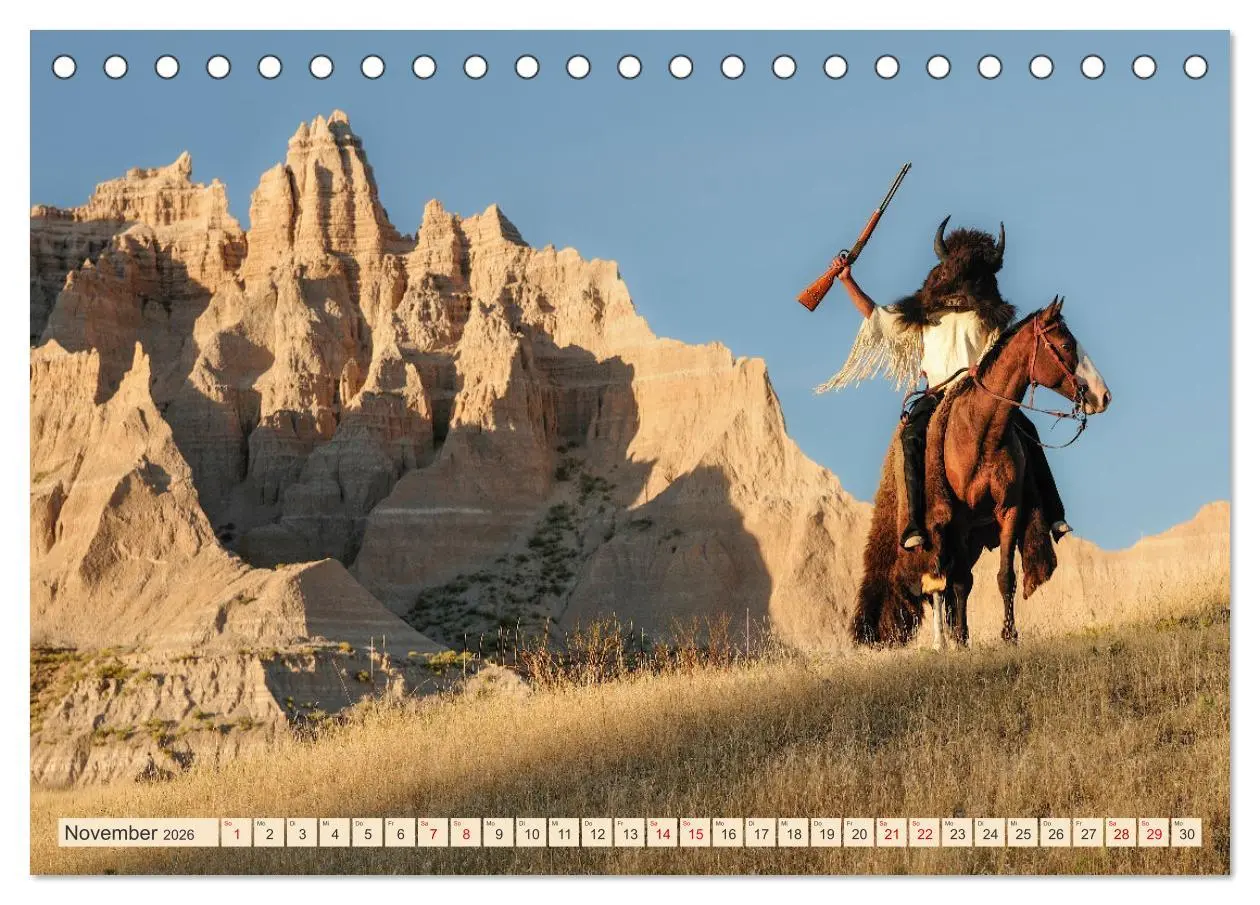 Bild: 9783457378878 | Sioux Im Lande von Sitting Bull (Tischkalender 2026 DIN A5 quer),...
