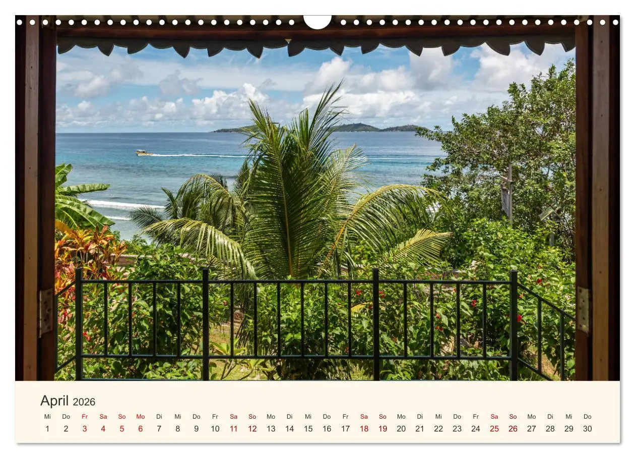 Bild: 9783457688878 | Sehnsucht Seychellen (Wandkalender 2026 DIN A3 quer), CALVENDO...