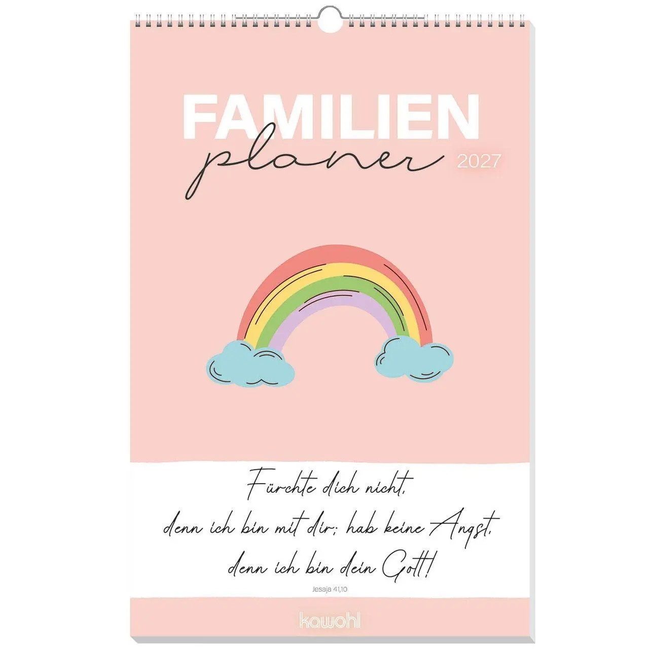 Cover: 9783754828878 | Familienplaner 2027 | Fürchte dich nicht, denn ich bin mit dir; | 2027