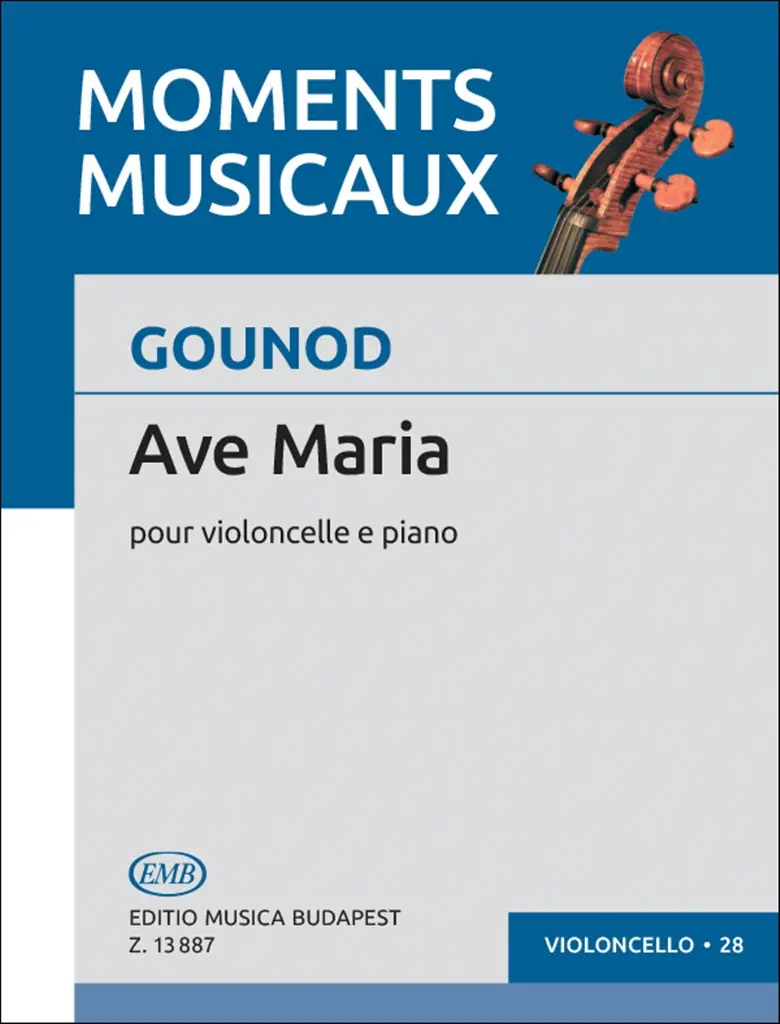 Cover: 9790080138878 | Ave Maria | Charles Gounod | EMB Moments Musicaux for Violoncello