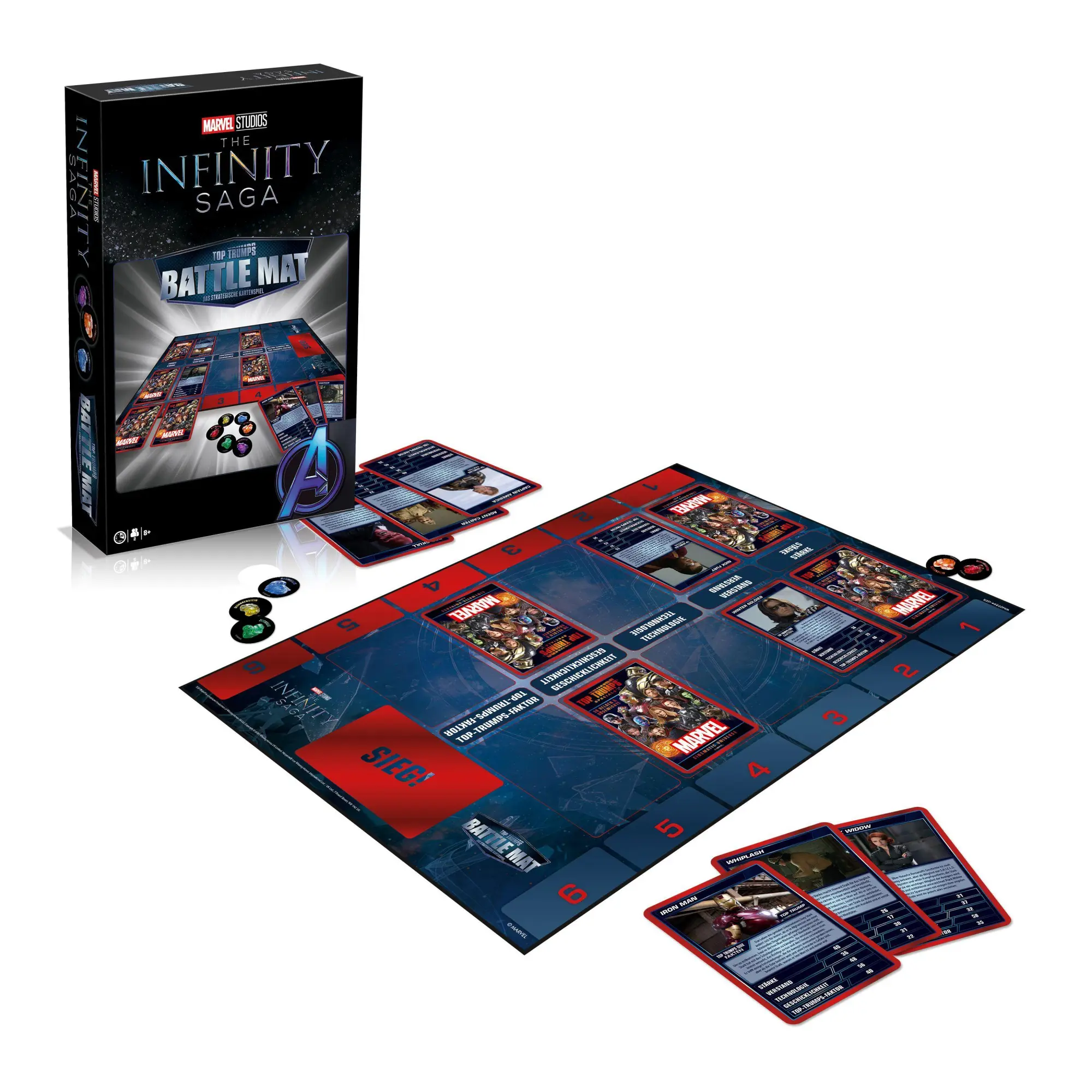 Bild: 4035576048978 | Top Trumps Battle Mat Marvel | Spiel | Deutsch | 2023 | Winning Moves