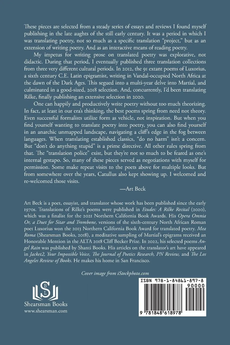 Rückseite: 9781848618978 | A Treacherous Art | Art Beck | Taschenbuch | Englisch | 2023