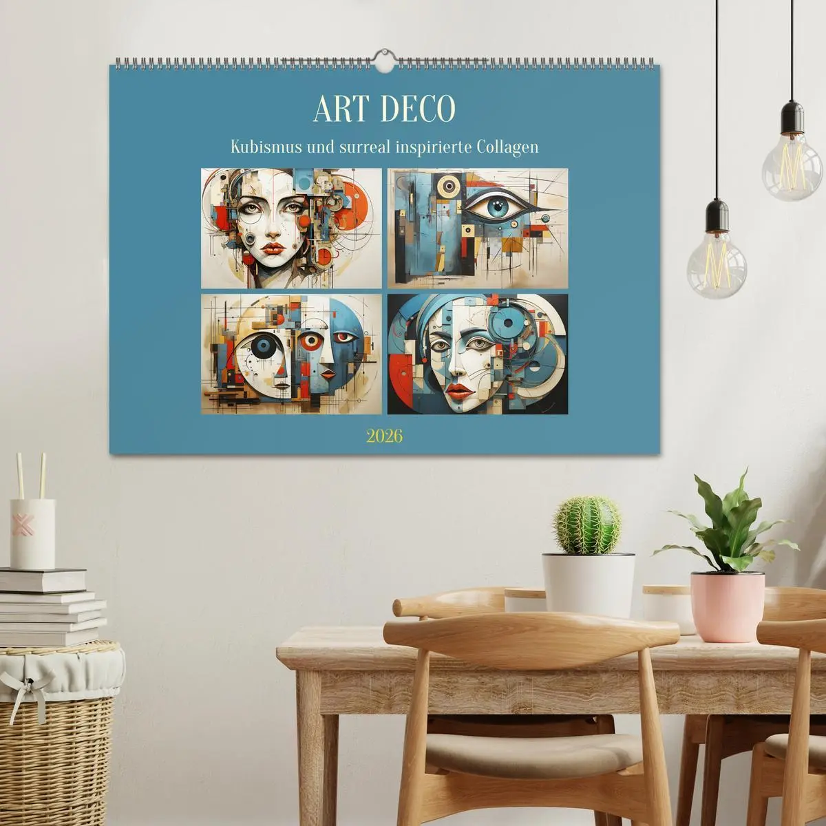 Bild: 9783457508978 | Art Deco. Kubismus und surreal inspirierte Collagen (Wandkalender...