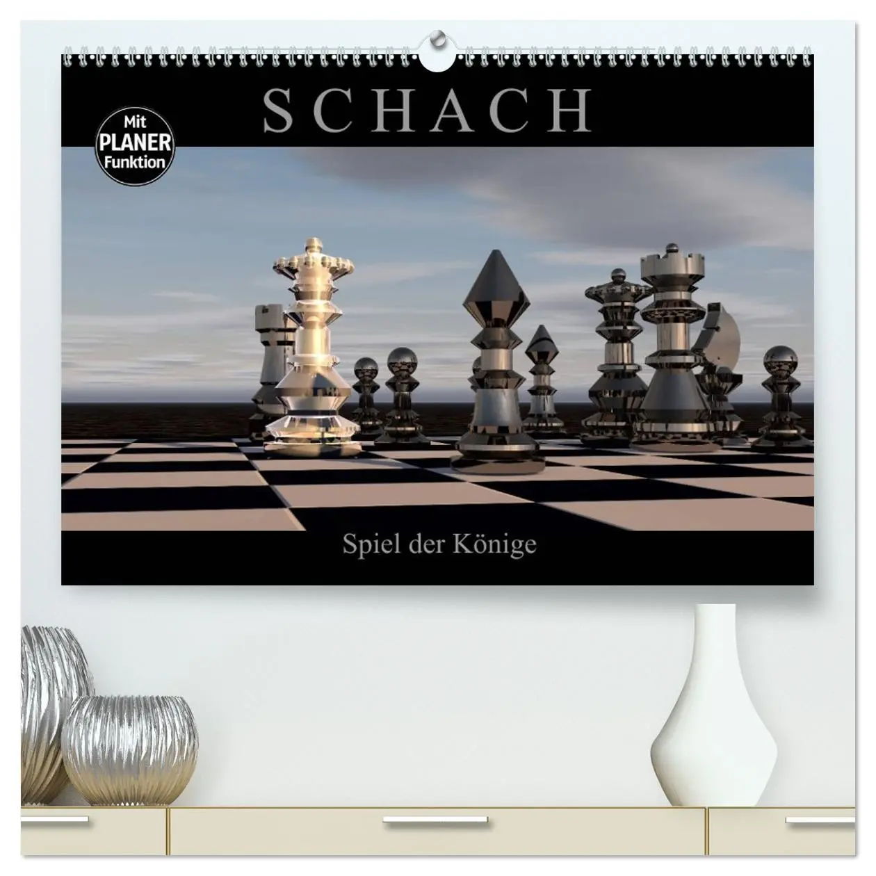Cover: 9783457748978 | SCHACH - Spiel der Könige (hochwertiger Premium Wandkalender 2026...
