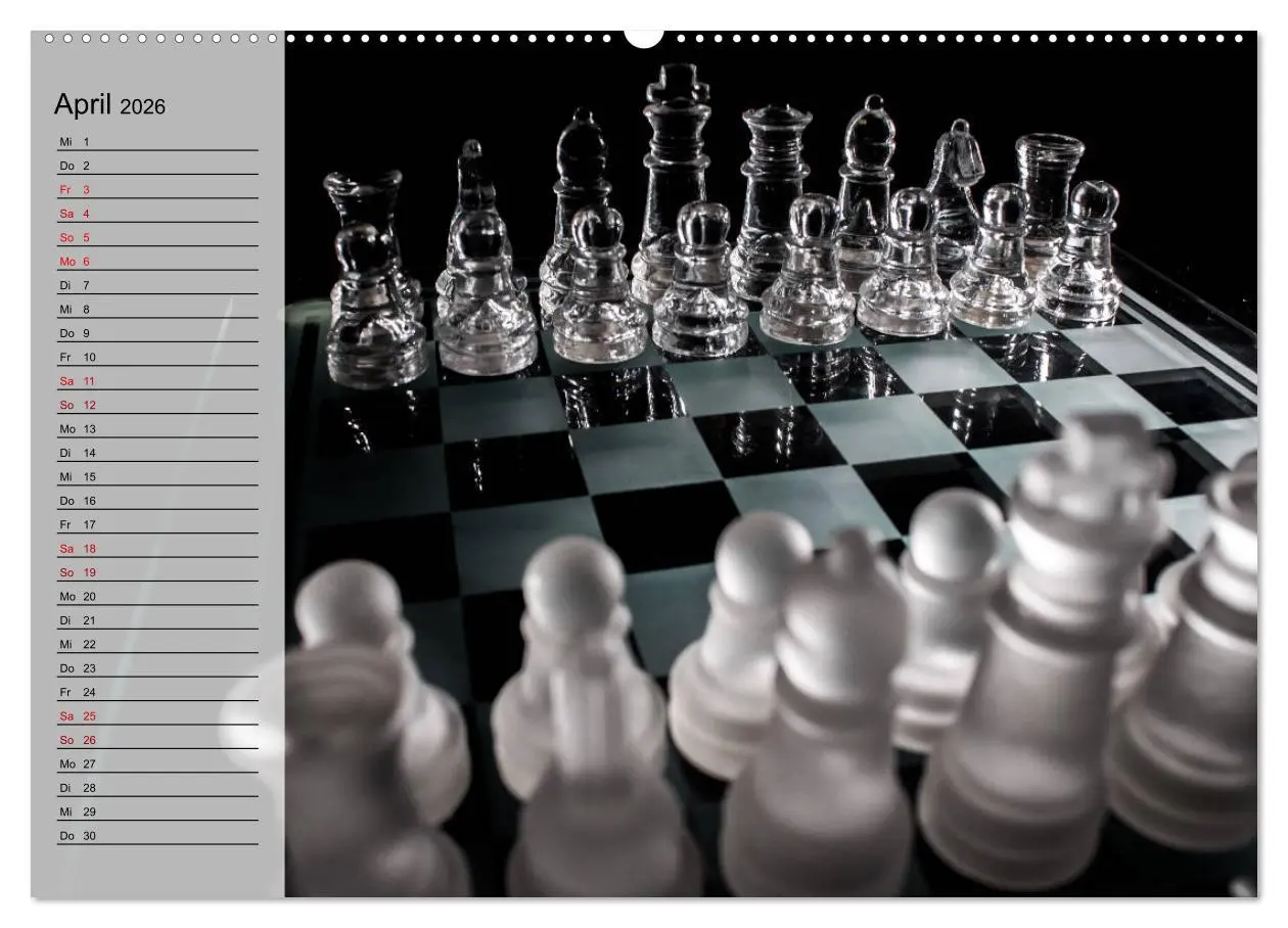 Bild: 9783457748978 | SCHACH - Spiel der Könige (hochwertiger Premium Wandkalender 2026...
