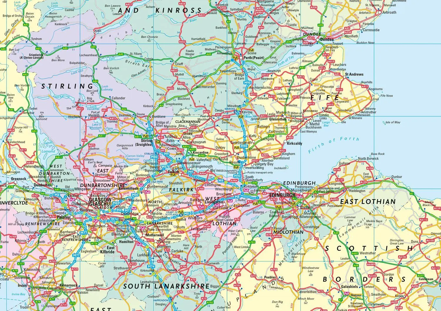 Bild: 9780008779078 | RD MAP OF SCOTLAND_RD ATL MFO | Collins Maps | (Land-)Karte | Englisch