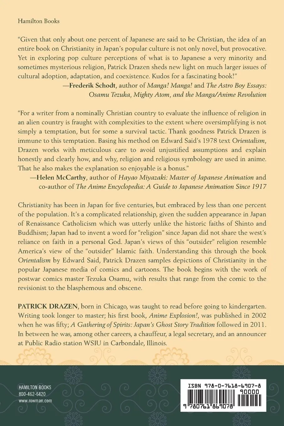 Rückseite: 9780761869078 | Holy Anime! | Japan's View of Christianity | Patrick Drazen | Buch