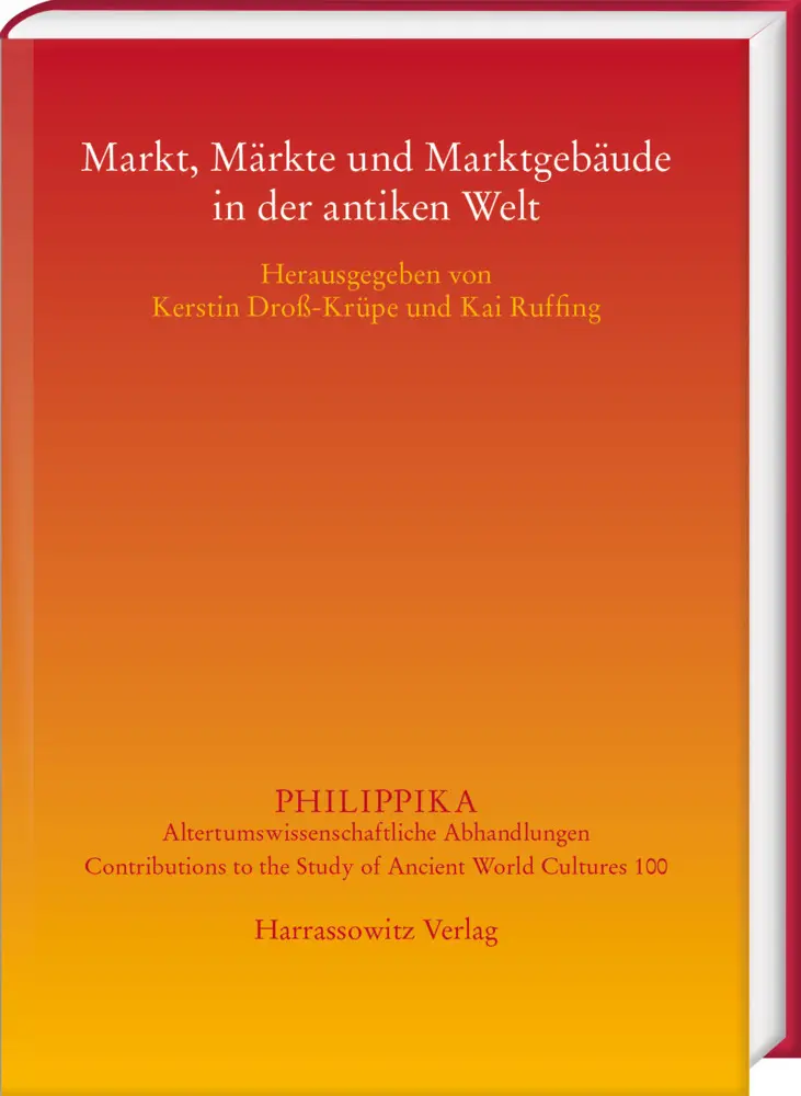 Cover: 9783447119078 | Markt, Märkte und Marktgebäude in der antiken Welt | Buch | VIII