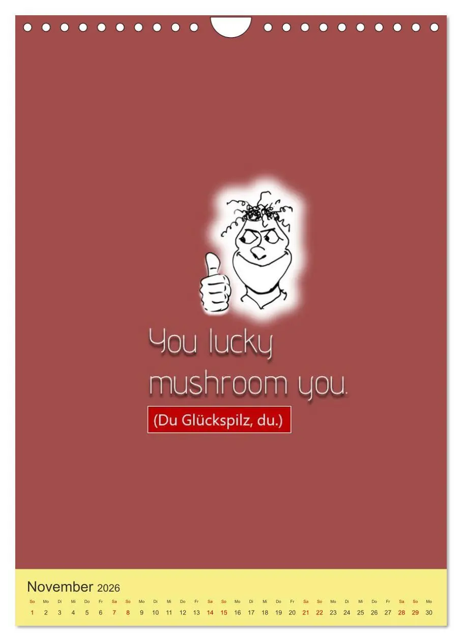 Bild: 9783457259078 | Nix als DENGLISCH (Wandkalender 2026 DIN A4 hoch), CALVENDO...