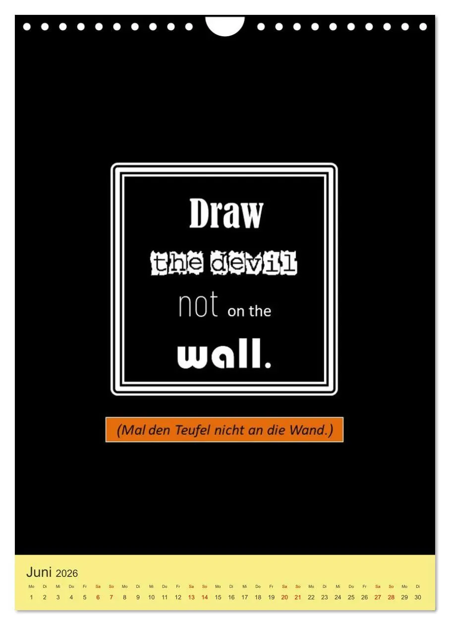 Bild: 9783457259078 | Nix als DENGLISCH (Wandkalender 2026 DIN A4 hoch), CALVENDO...