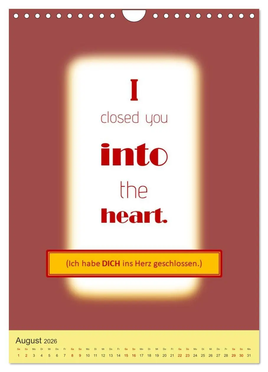 Bild: 9783457259078 | Nix als DENGLISCH (Wandkalender 2026 DIN A4 hoch), CALVENDO...