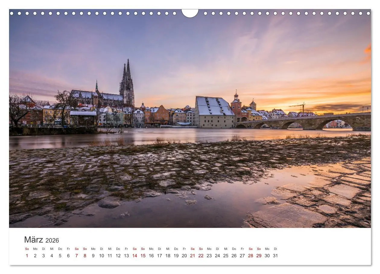 Bild: 9783457639078 | Regensburg kunstvoll in Szene gesetzt (Wandkalender 2026 DIN A3...
