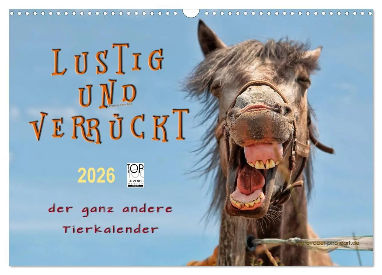 Cover: 9783457949078 | Lustig und verrückt - der ganz andere Tierkalender (Wandkalender...