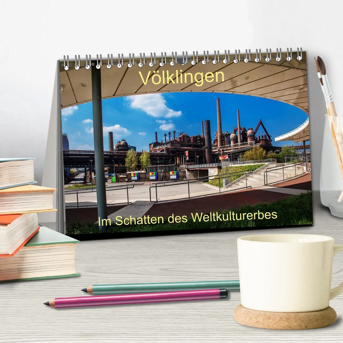 Bild: 9783516039078 | Völklingen. Im Schatten des Weltkulturerbes (Tischkalender 2026 DIN...