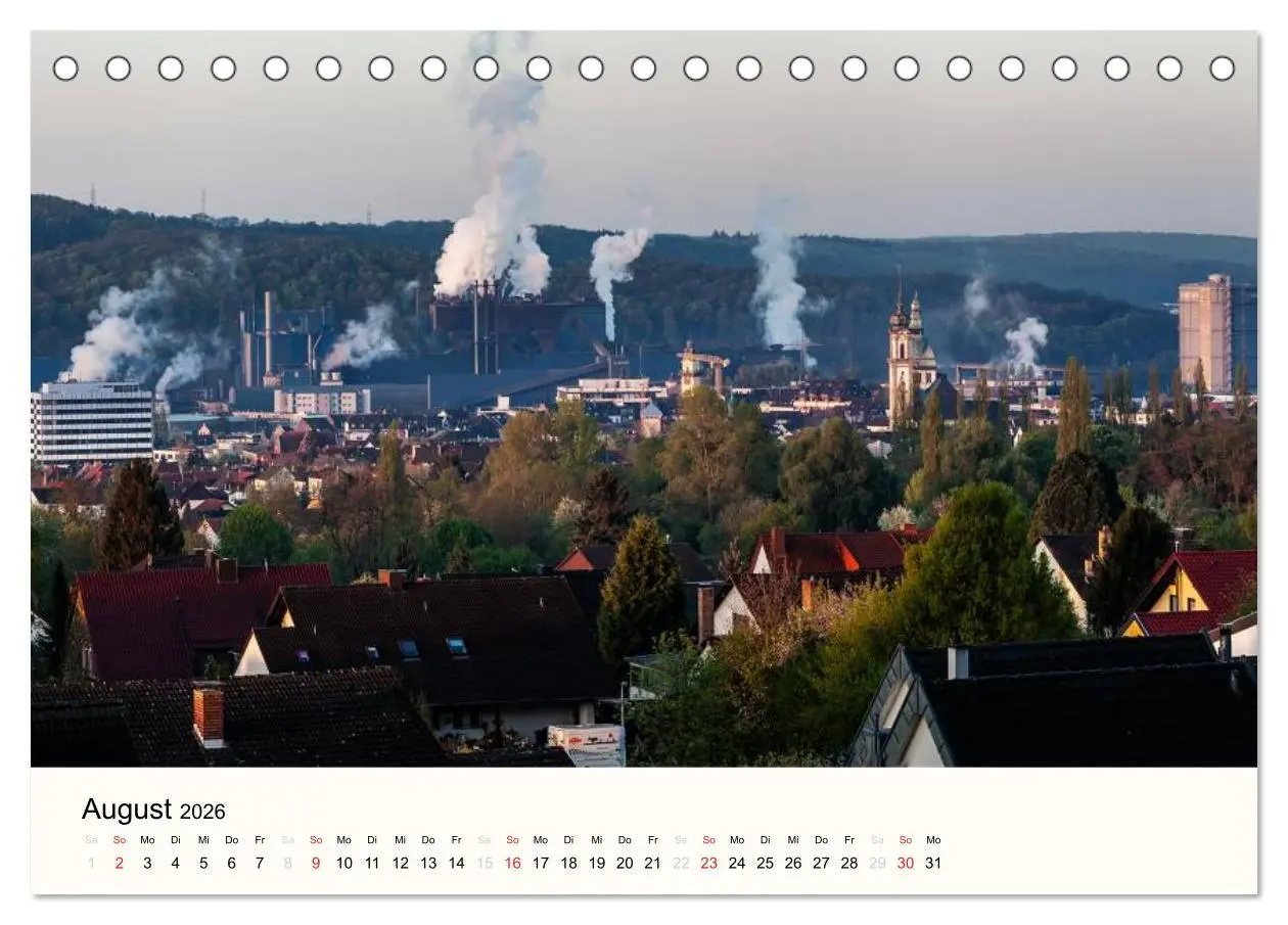 Bild: 9783516039078 | Völklingen. Im Schatten des Weltkulturerbes (Tischkalender 2026 DIN...